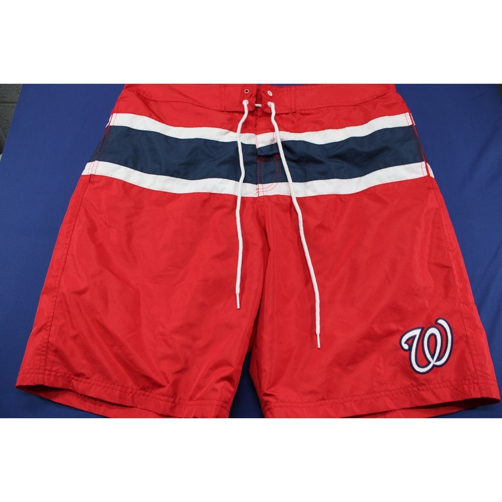 MLB Branded Washington Nationals Swim‎ Trunks Swim Suit Shorts Size XXL